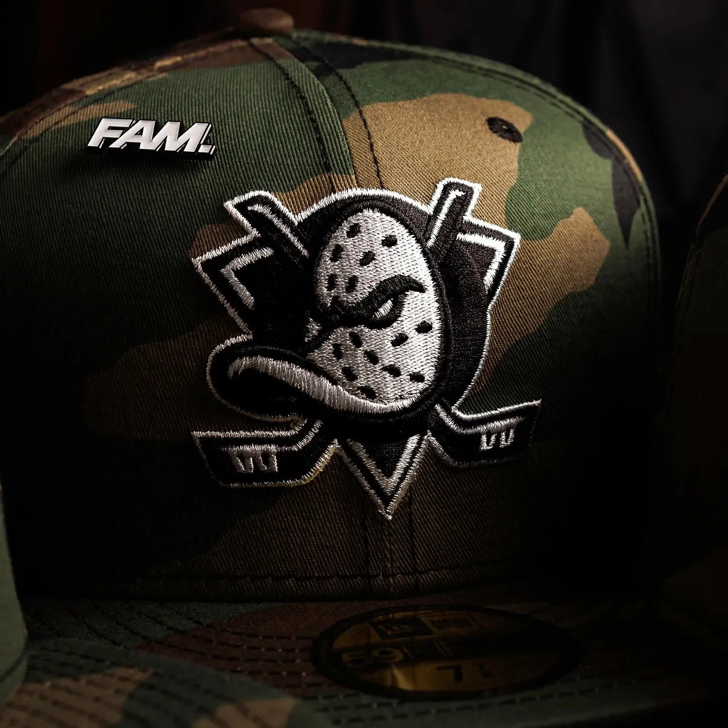 New Era 59Fifty Nhl Anaheim Ducks Camo / Grey Uv Fitted Cap Save More Now Big Savings Alert