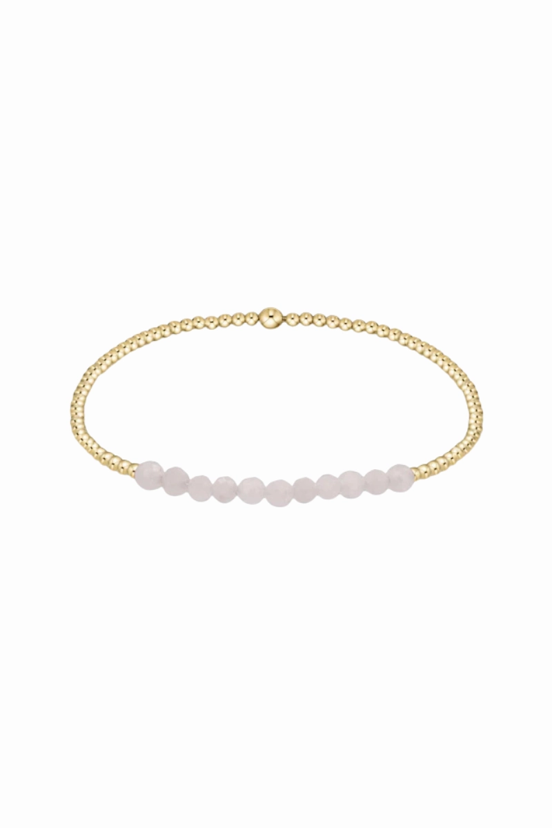 Save Big Online Hot Offer Ending Soon Gold Bliss 2Mm Bead Bracelet - Moonstone