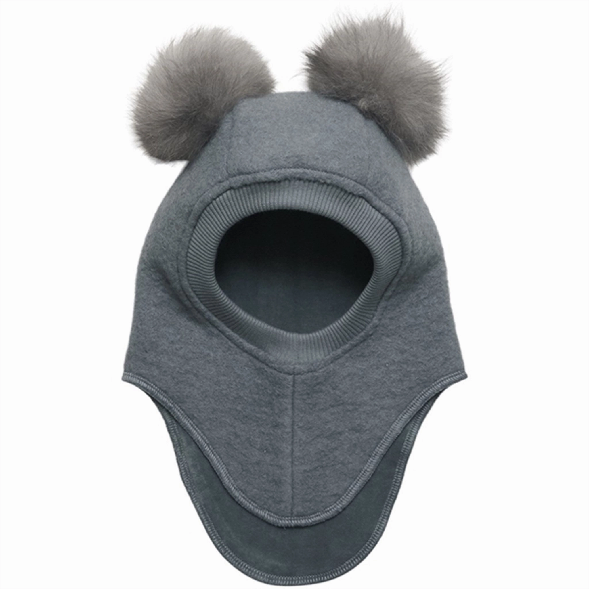 Limited Time Steal Shop Hot Deals Huttelihut Balaclava W. Alpaca Pompoms Big Bear Blue Heaven
