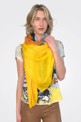 Hot Pick Online Shawl - Pop Art Yellow