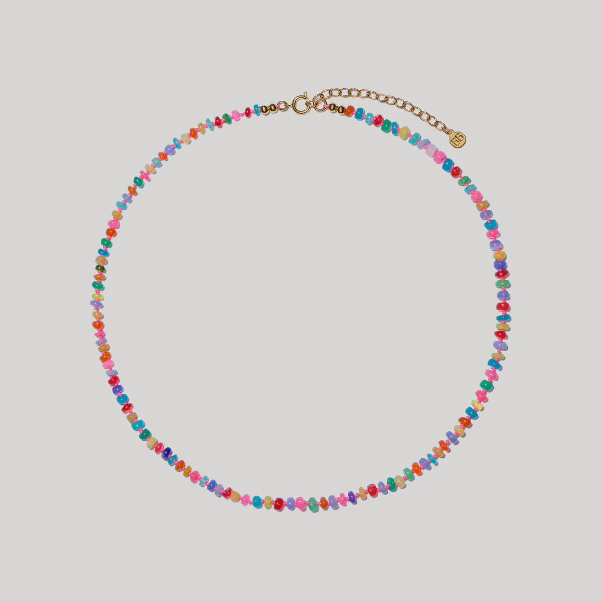 Bon Bon Mixed Bubblegum Fire Opal Necklace Gift Sale Event Big Price Drop