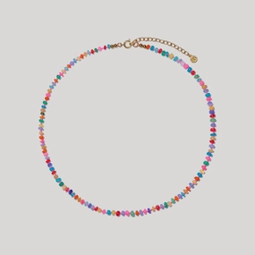 Bon Bon Mixed Bubblegum Fire Opal Necklace Gift Sale Event Big Price Drop