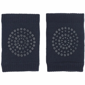Price Drop Today Save Today Only Gobabygo Navy Blue Crawling Knee Pads Organic Terry Cotton