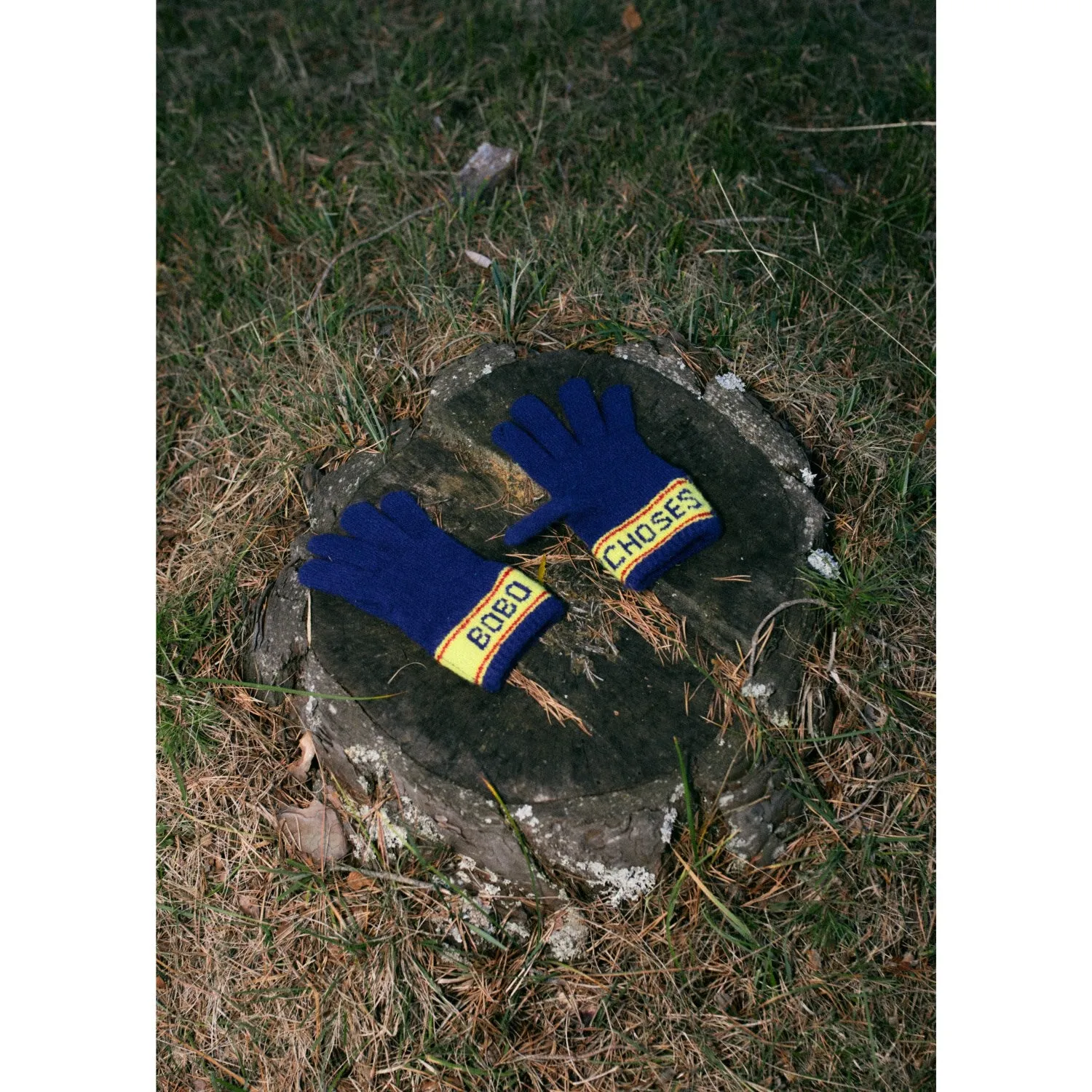 Clearance Event Bobo Choses Blue Once Upon A Time Knitted Gloves