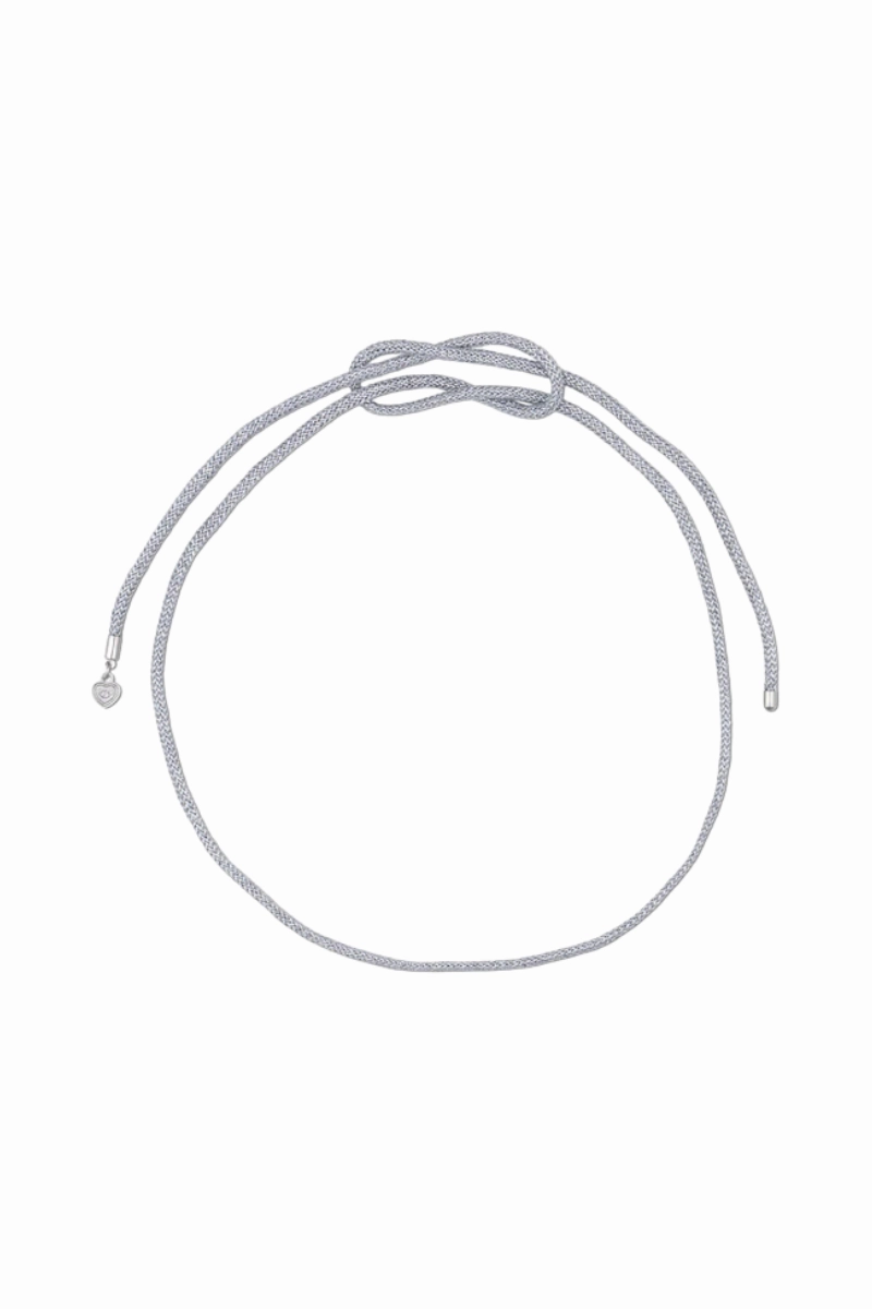 Hart - Silver Lurex Necklace Cord Shop & Grab Offer Clearance Savings Now