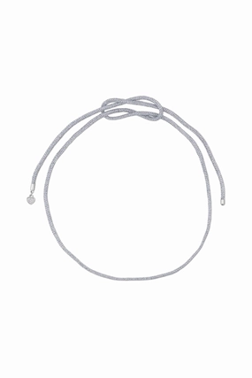 Hart - Silver Lurex Necklace Cord Shop & Grab Offer Clearance Savings Now