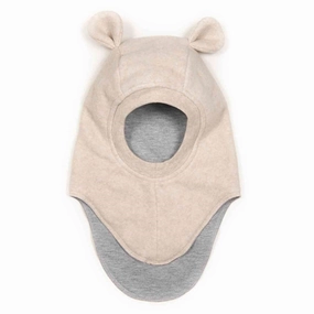 Huttelihut Cotton Plys Balaclava W. Ears Camel Must-Have Deal Surprise Offer Now