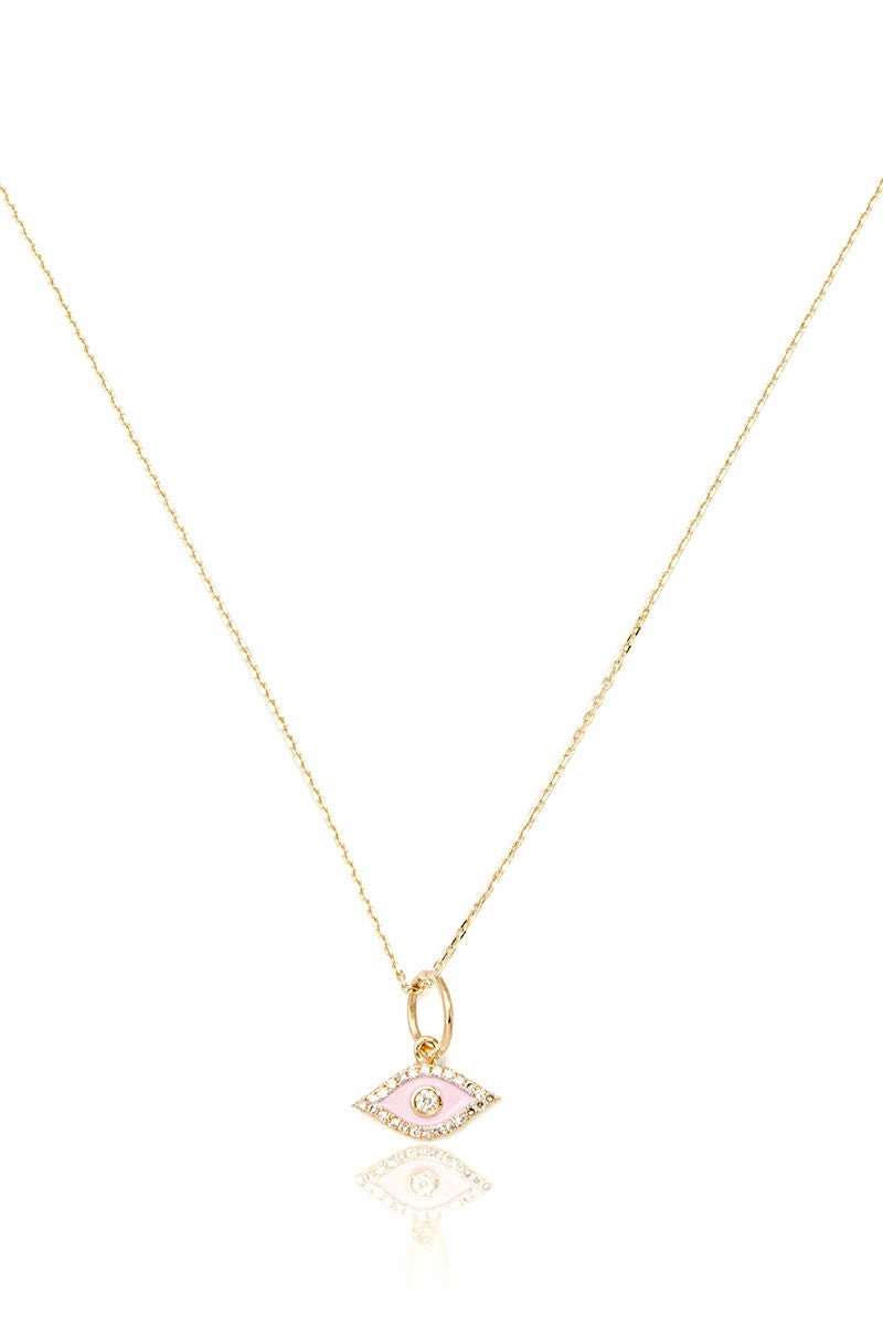 Weekend Specials Rose Eye Necklace In Yellow Gold