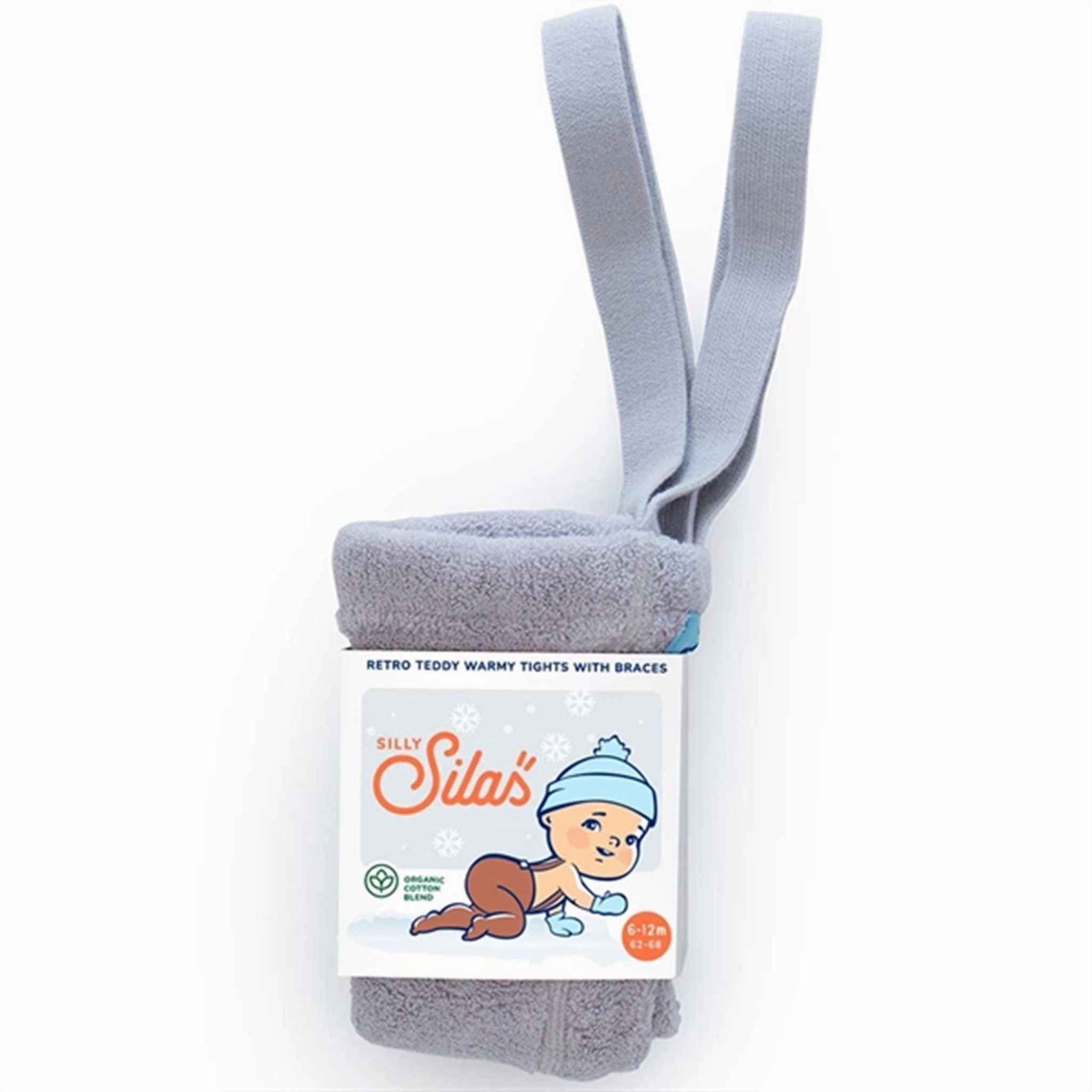 Hot Discount Deal Silly Silas Teddy Warmy Footed Tights Grey