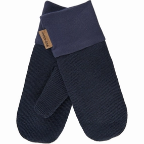 Clearance Event Mikk-Line Knitted Mittens Dark Navy