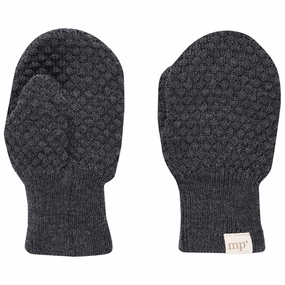 Hot Sale Alert Surprise Offer Now Mp Oslo Baby Mittens Dark Grey Melange 97512 497