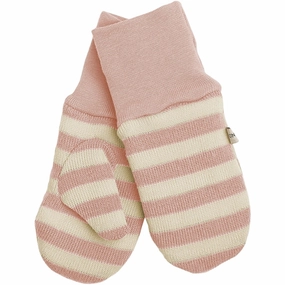 Racing Kids Mittens With Thumb Rose/Ivory Must-Have Clearance
