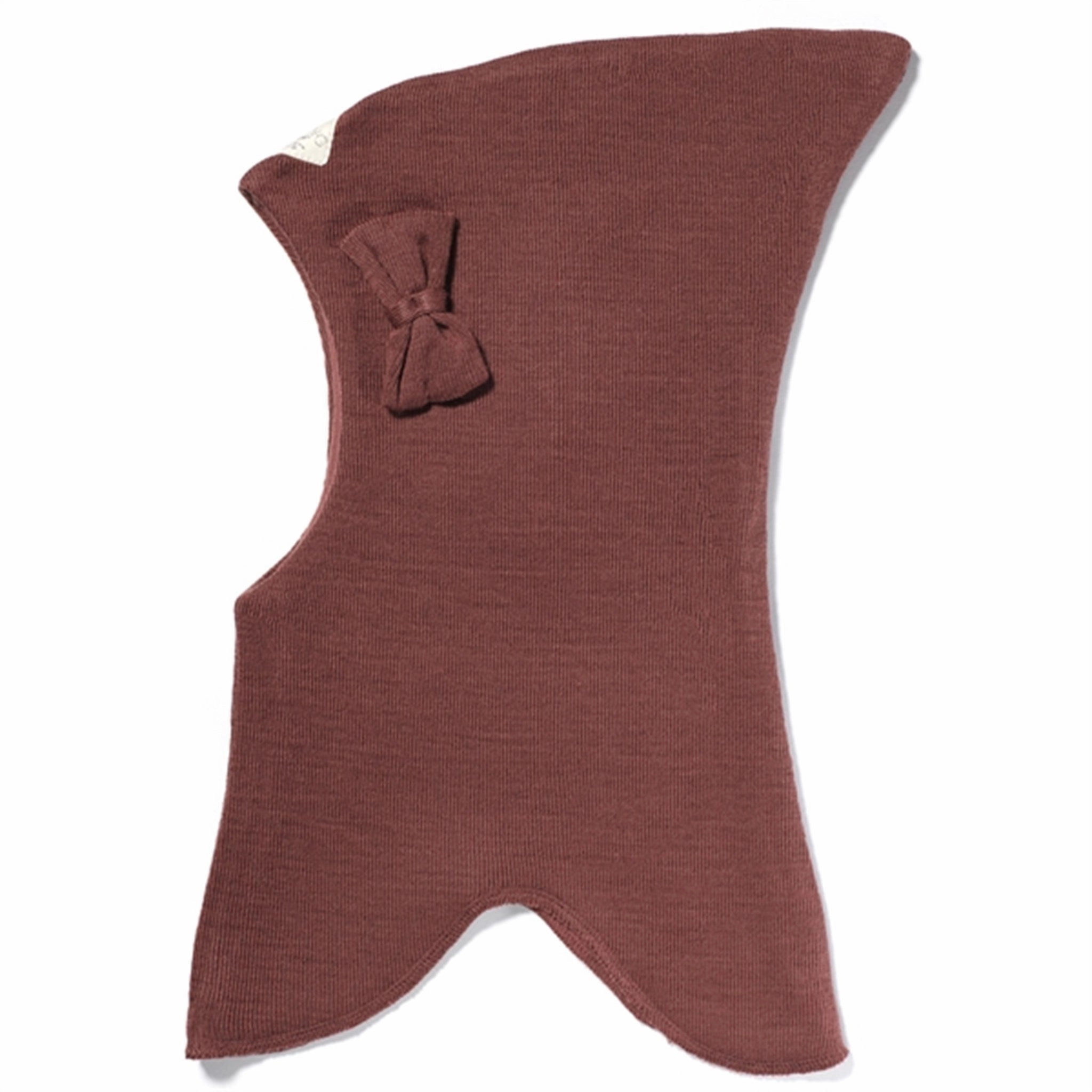 Racing Kids Top Balaclava Wool/Cotton W. Bow 3-Layered Dark Rose Today Only Steal Todays Special Picks