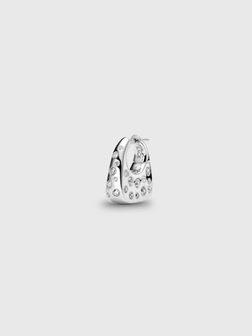 Hot Offer Inside Last Chance Offer Tote Flash Earring In Silver