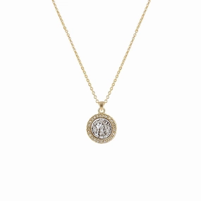 Hestia Gold Frame/Vs Coin/Bd Necklace Dont Miss This Steal Flash Sale Now