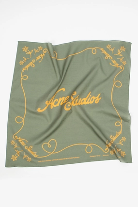 Price Drop Frenzy Logo Bandana Green/Honey Yellow