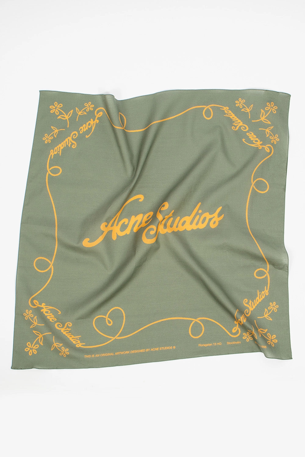 Price Drop Frenzy Logo Bandana Green/Honey Yellow