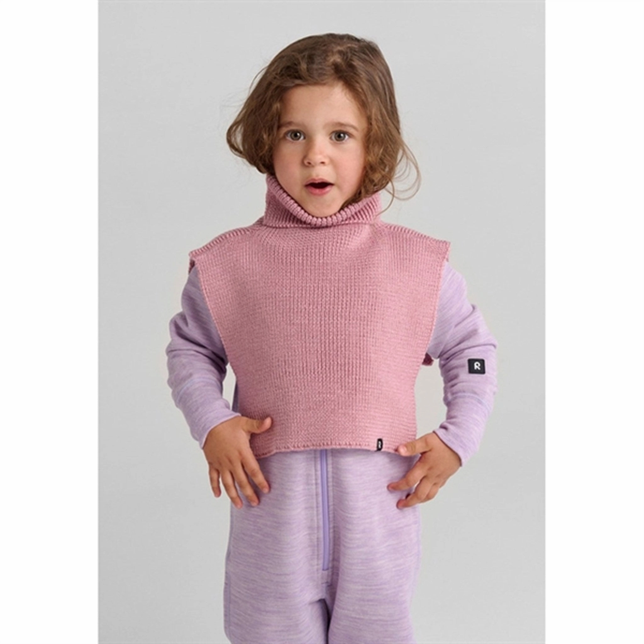 Reima Neck Warmer Kaulain Grey Pink Clearance Steal Today End-of-Week Deals