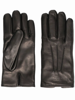 Logo-Stamped Leather Gloves Today Only Discount Alert