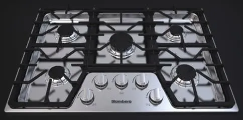 Blomberg 30" 5 Burner Gas Cooktop - CTG30500SS