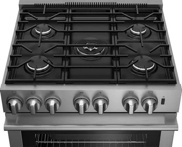 Blomberg 30" Duel Fuel Pro Style Slide-In Range - Stainless - BDF30522CSS