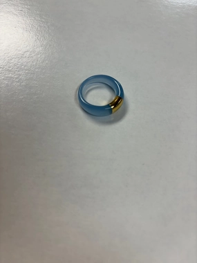 Special Online Offer Dont Miss This Offer Blue Band Gold Section Ring