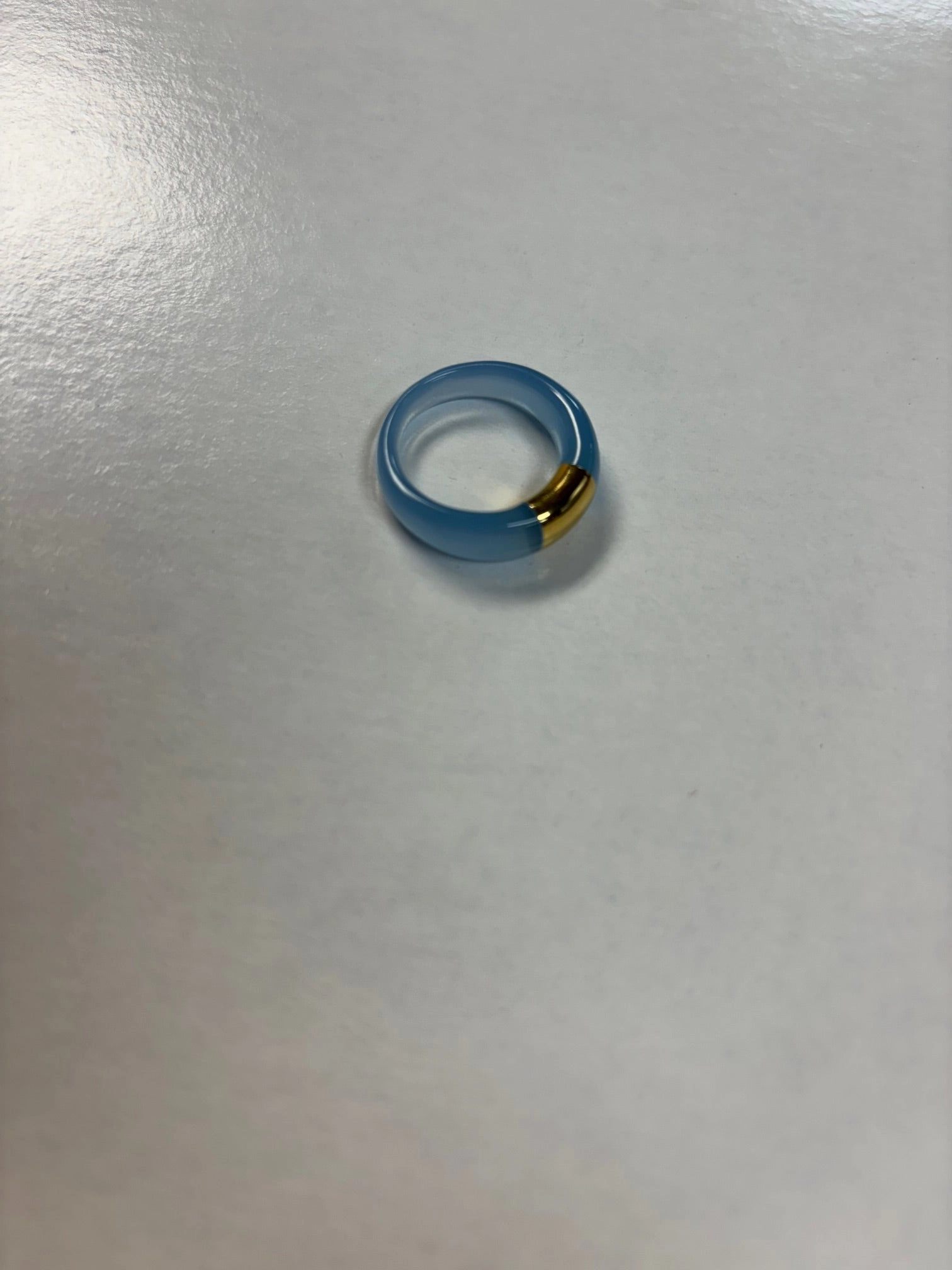 Special Online Offer Dont Miss This Offer Blue Band Gold Section Ring