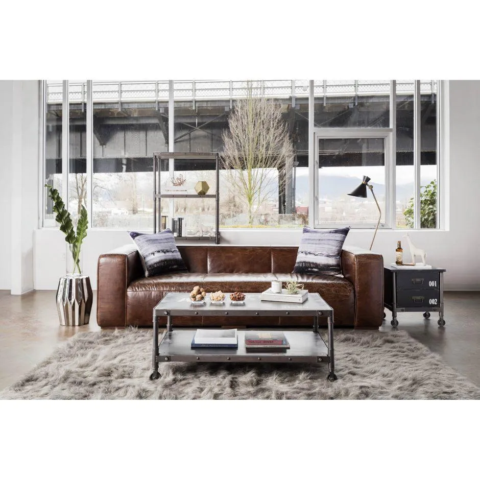 Bolton Sofa Dark Brown Leather
