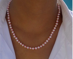 Bon Bon Freshwater Pearl Necklace, Neon Thread Mega Sale Now