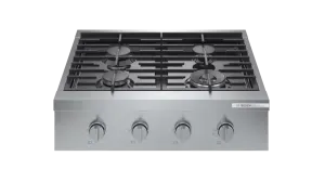 Bosch 800 Series 30" Gas RangeTop - Stainless - RGM8058UC