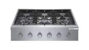 Bosch 800 Series 36" Gas Range Top - Stainless - RGM8658UC