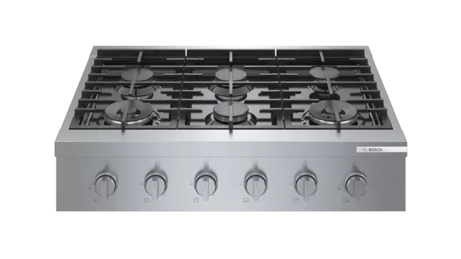 Bosch 800 Series 36" Gas Range Top - Stainless - RGM8658UC