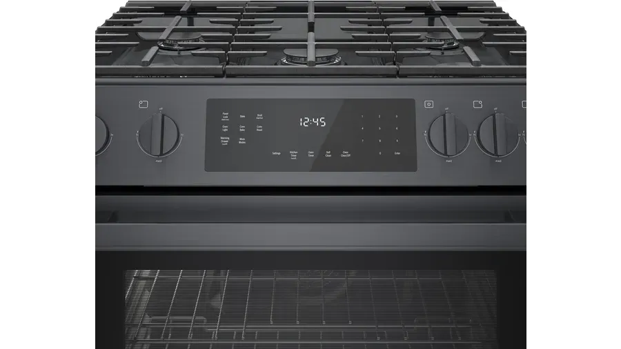 Bosch 800 Series Gas Slide-in Range - Black Stainless - HGI8046UC