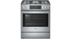 Bosch 800 Series Gas Slide-in Range - Stainless - HGI8056UC
