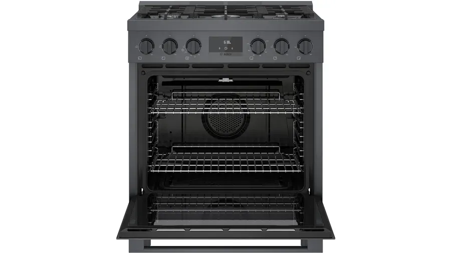 Bosch 800 Series Industrial Gas Range - Black Stainless - HGS8045UC