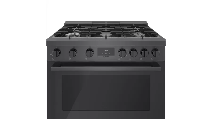 Bosch 800 Series Industrial Gas Range - Black Stainless - HGS8645UC