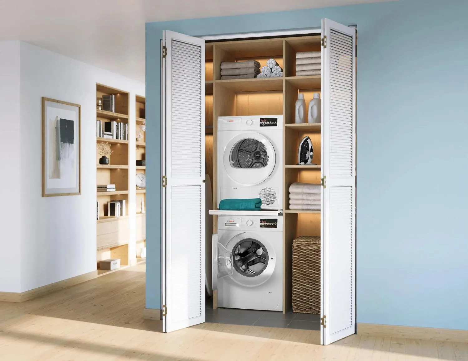Bosch WGA14400UC 300 Series Compact Washer 1400 Rpm