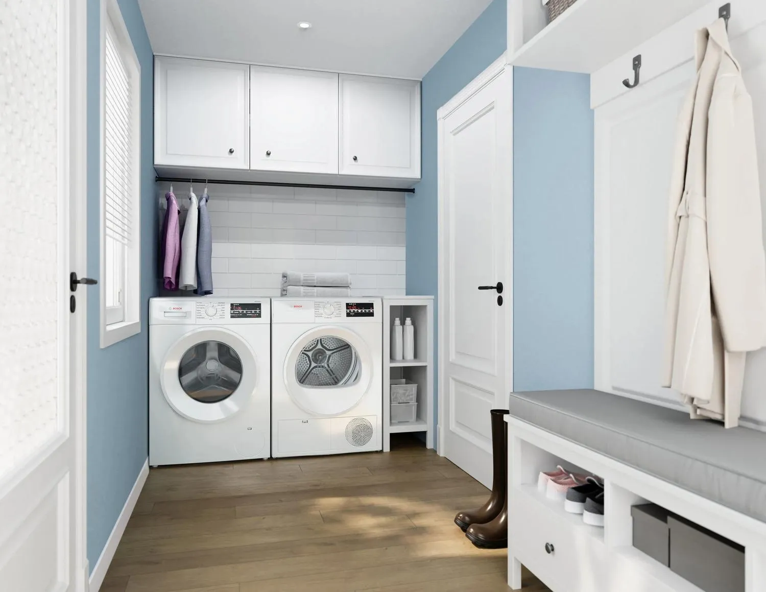 Bosch WGA14400UC 300 Series Compact Washer 1400 Rpm