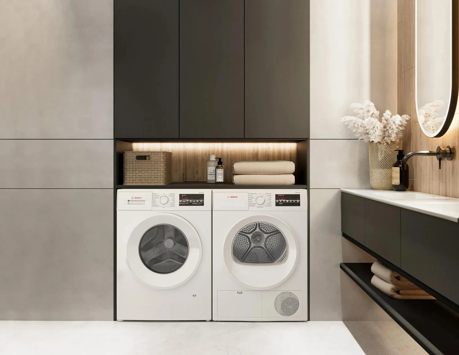 Bosch WGA14400UC 300 Series Compact Washer 1400 Rpm