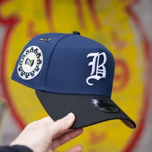 Boston Braves Mlb Blue Wheat Uv / New Era 9Forty A-Frame Special Offer Inside