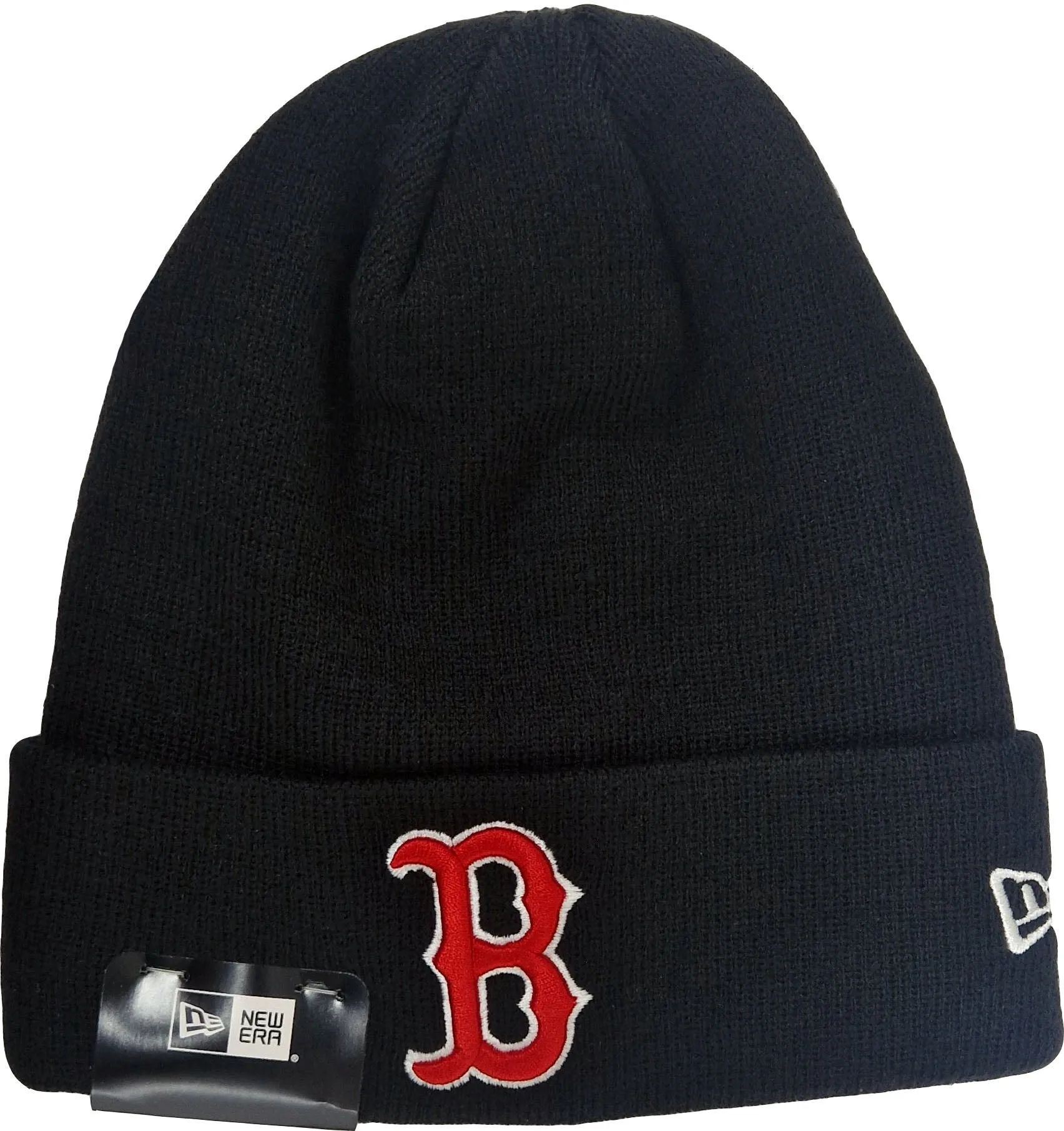 Boston Red Sox New Era League Essential Team Cuff Black Beanie Dont Miss This Deal Best Seller Discount