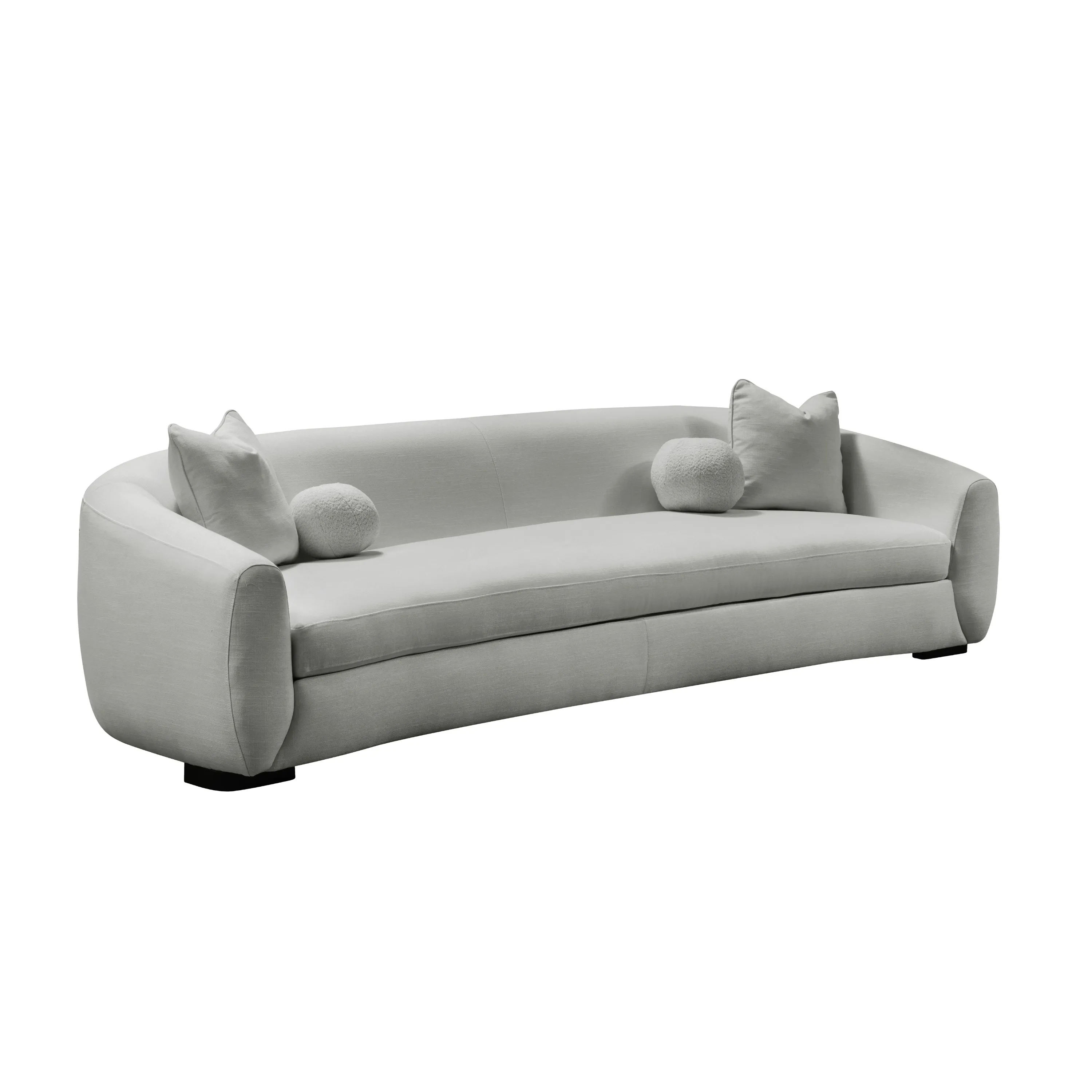 Boucle Linen grey 5 seater