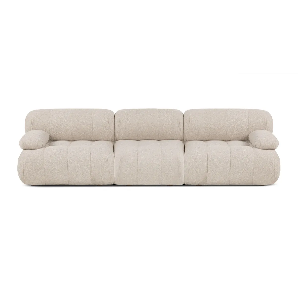Bowie Boucle 3 Seat Sofa (Sand)