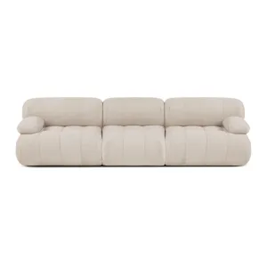 Bowie Boucle 3 Seat Sofa (Sand)