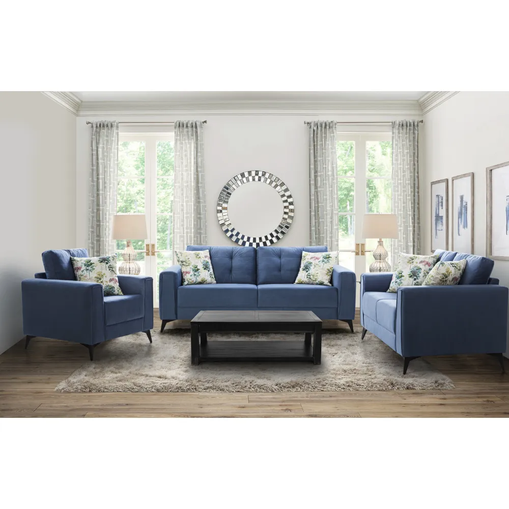 Brandon  Dark Blue Chair