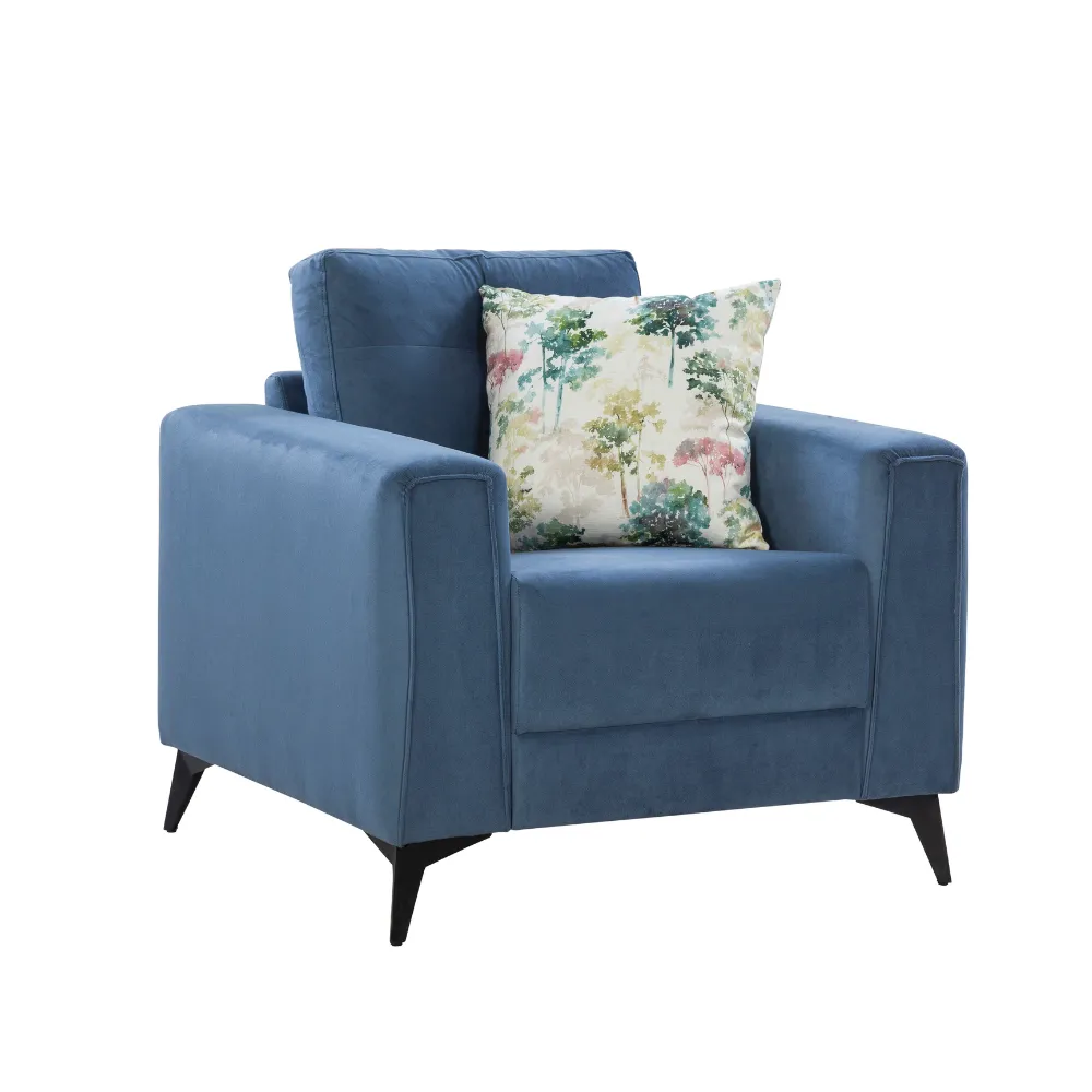 Brandon  Dark Blue Chair