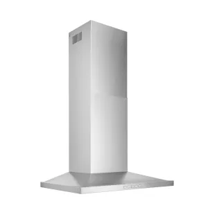Broan BWS1304SS Broan?? 30-Inch Convertible Wall-Mount Low Profile Pyramidal Chimney Range Hood, 450 Max Cfm, Stainless Steel