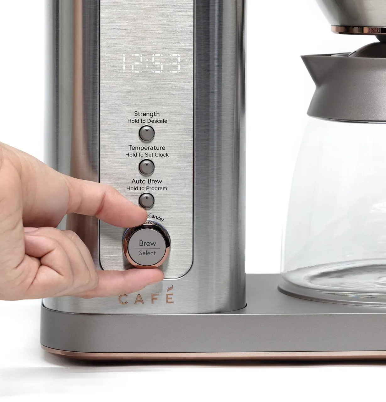 Cafe C7CDABS2RS3 Caf&#8482; Specialty Drip Coffee Maker With Glass Carafe