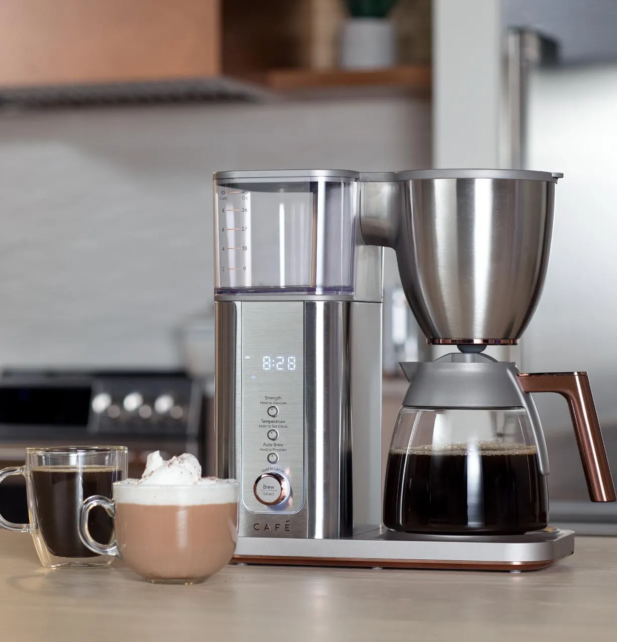 Cafe C7CDABS2RS3 Caf&#8482; Specialty Drip Coffee Maker With Glass Carafe