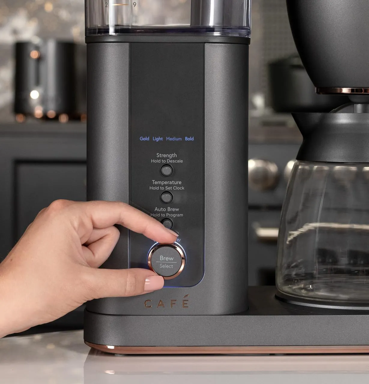 Cafe C7CDABS3RD3 Caf&#8482; Specialty Drip Coffee Maker With Glass Carafe